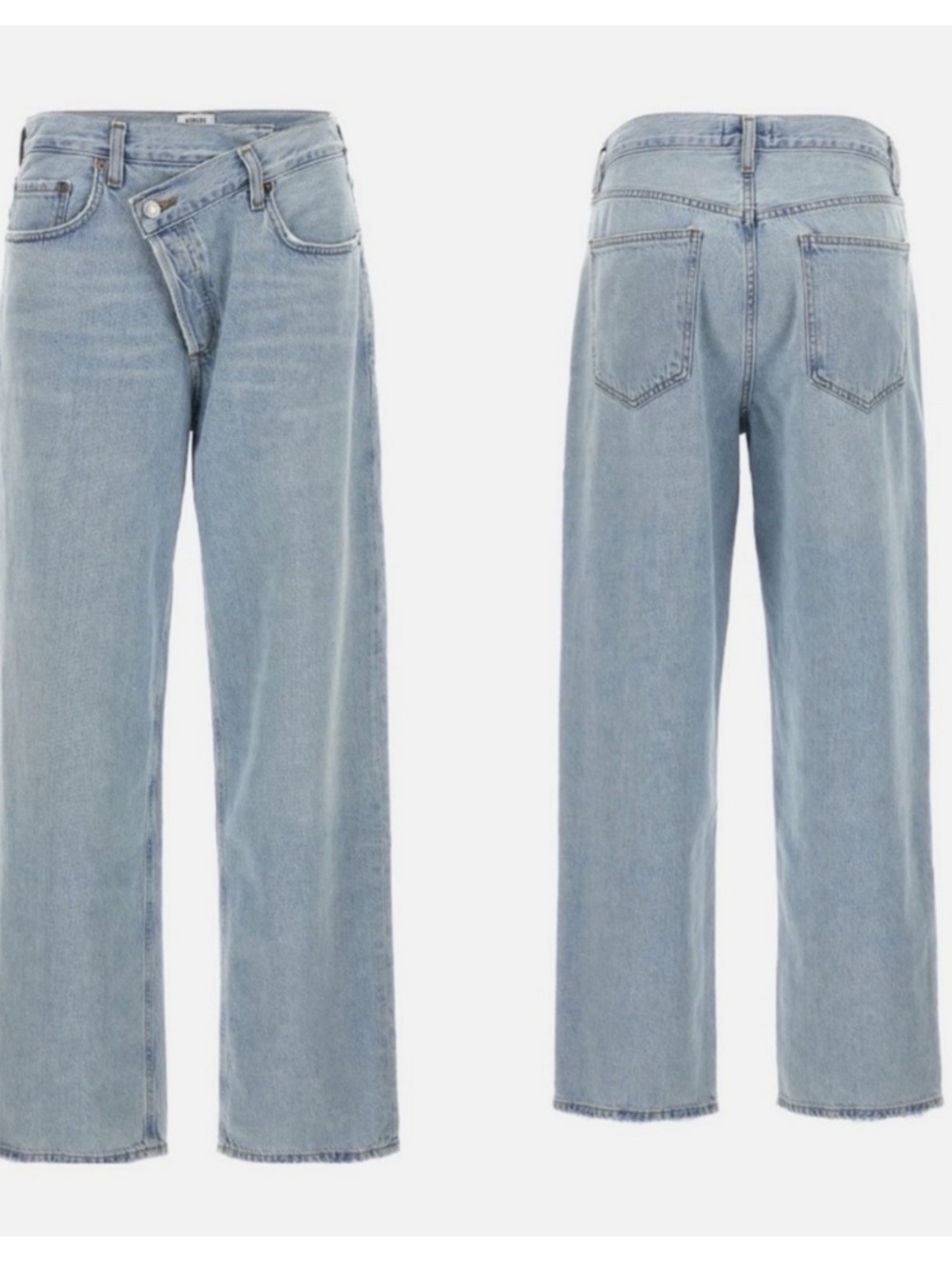 AGOLDE Criss Cross Upsized Button Fly Jeans - 24